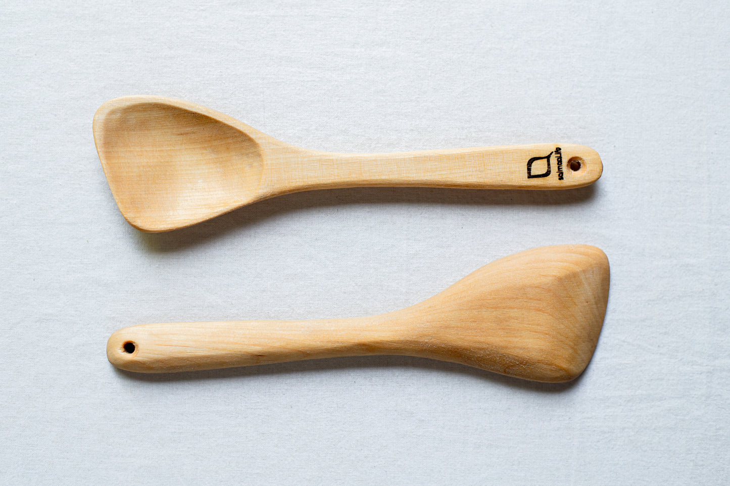 Birch wood spatula