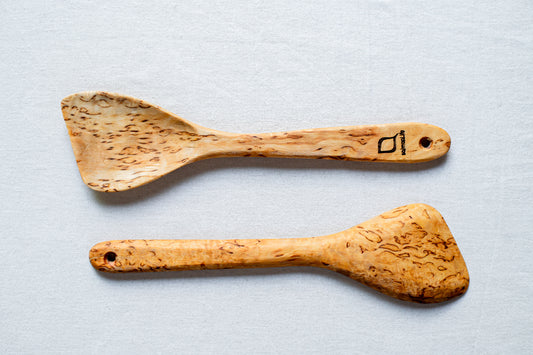 Silver birch wood spatula